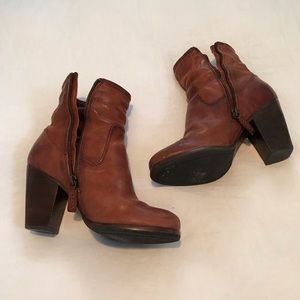 Frye leather booties